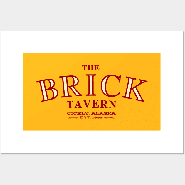 The Brick Tavern Wall Art by Screen Break